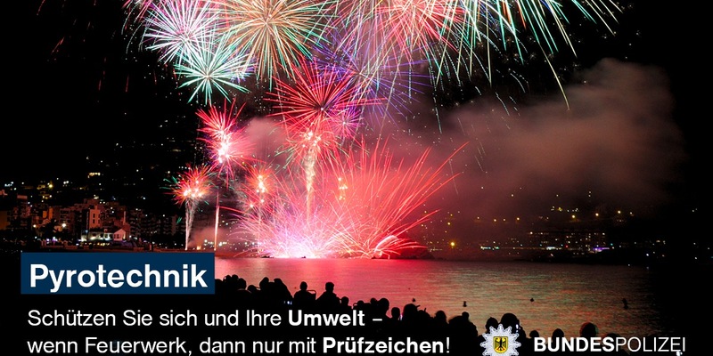 BPOLI-SB: Silvester: Was ist erlaubt und zu beachten, damit der Jahreswechsel zu einer ungefährlichen Feierlichkeit wird. Die Bundespolizeiinspektion Saarbrücken informiert. - Foto: presseportal.de