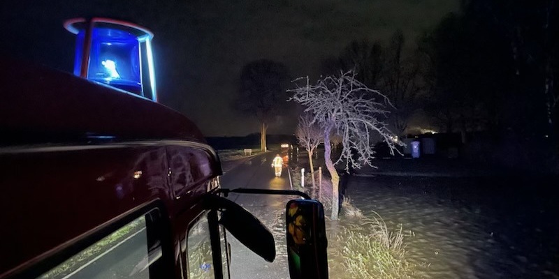 FW Lage: Mehrere Einsätze aufgrund Sturm Zoltan - Foto: presseportal.de