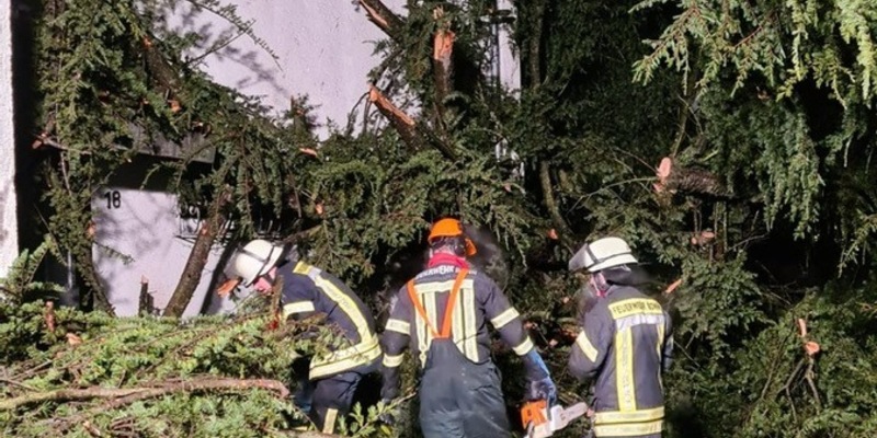 FW-BN: Sturmtief über Bonn - Feuerwehr im Dauereinsatz - Foto: presseportal.de