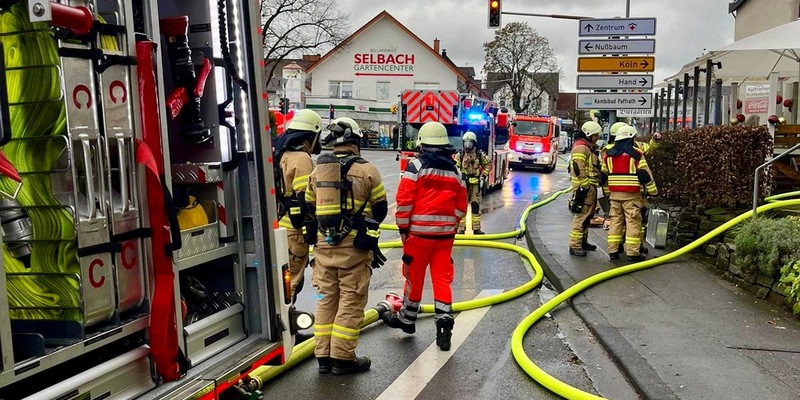 FW-GL: Zoltan sorgt für viele Einsätze der Feuerwehr Bergisch Gladbach - Foto: presseportal.de