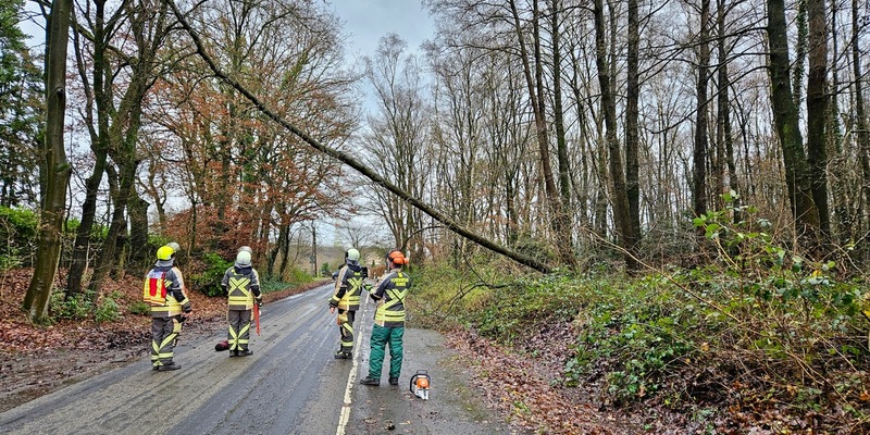 FW Hünxe: Weitere wetterbedingte Feuerwehreinsätze - Foto: presseportal.de