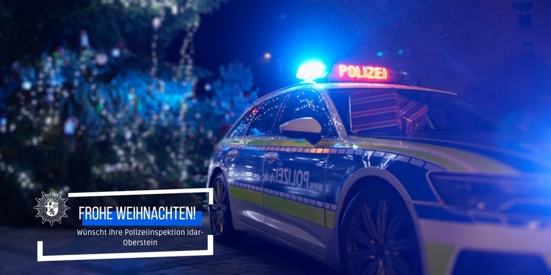POL-PDTR: Die Polizeiinspektion Idar-Oberstein wünscht allen Bürgerinnen und Bürgern frohe Weihnachten - Passen Sie auf sich auf! - Foto: presseportal.de