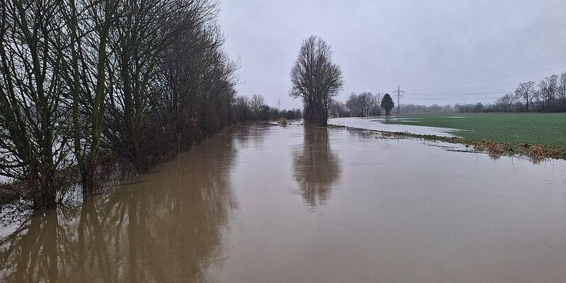 Überschwemmung am Fluss Aue in Niedersachsen - Foto: über dts Nachrichtenagentur