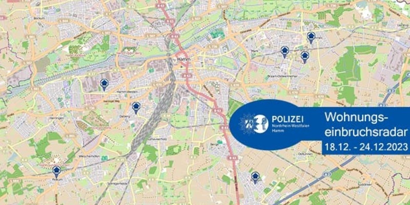 POL-HAM: Wohnungseinbruchsradar Hamm für die Woche vom 18. Dezember bis 24. Dezember - Foto: presseportal.de