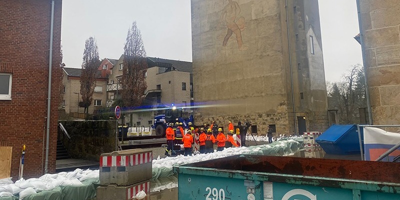 POL-ST: Kreis Steinfurt, Update zur Hochwasserlage - Betroffene Gebiete meiden - Foto: presseportal.de