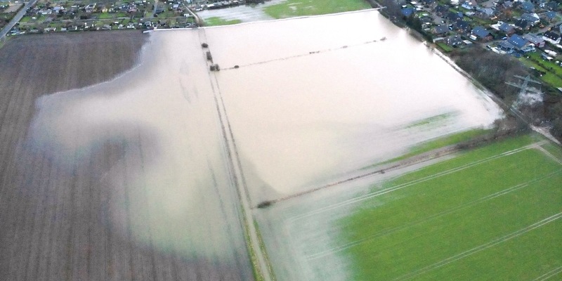 FW Lehrte: Aktualisierung zur Hochwasserlage im Stadtgebiet Lehrte Stand 28.12.2023 - 9:00 Uhr - Foto: presseportal.de