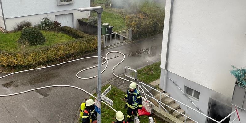 FW-OG: Kellerbrand in Mehrfamilienhaus - Foto: presseportal.de