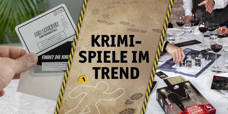 Krimispiele im Trend / In Deutschland werden Krimis nicht nur gerne gelesen und gesehen, sondern auch gespielt - Foto: presseportal.de
