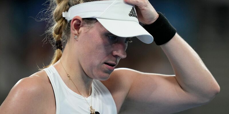 Verlor zunächst ihr erstes Match nach der Babypause: Angelique Kerber. - Foto: Rick Rycroft/AP