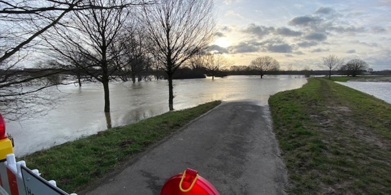 FW Hannover: Leichte Entspannung in der Hochwasserlage - Foto: presseportal.de
