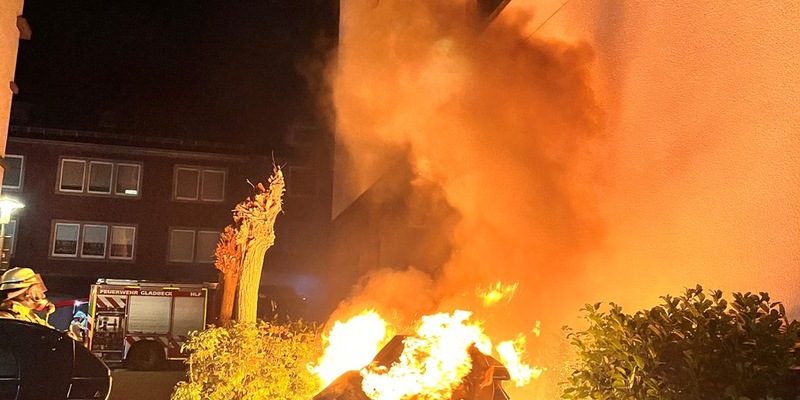 FW-GLA: Ereignisreicher Tag für die Feuerwehr Gladbeck - Foto: presseportal.de