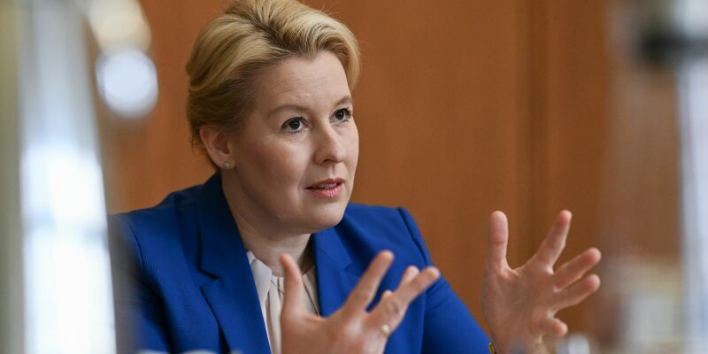 Die derzeitige stellvertretende Berliner Bürgermeisterin Franziska Giffey will bei der Vorstandswahl ihres Landesverbands im Mai nicht wieder antreten. - Foto: Jens Kalaene/dpa