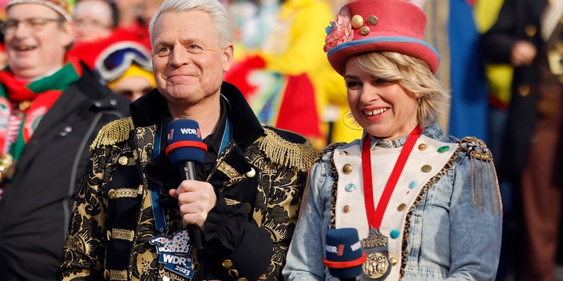 Neues Team für den Kölner Rosenmontagszug: Sabine Heinrich kommentiert mit Guido Cantz - Foto: presseportal.de