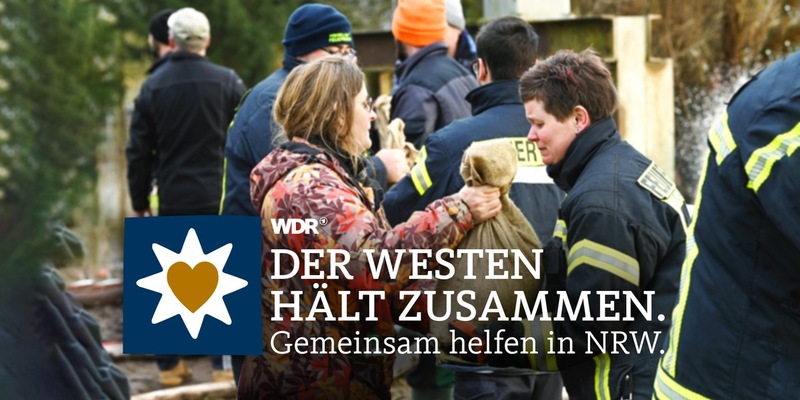 WDR-Aktionstag: DER WESTEN HÄLT ZUSAMMEN. Gemeinsam helfen in NRW. - Foto: presseportal.de