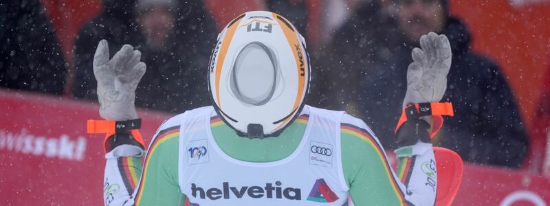 Linus Straßer kam beim Slalom in Adelboden auf den vierten Platz. - Foto: Giovanni Auletta/AP/dpa