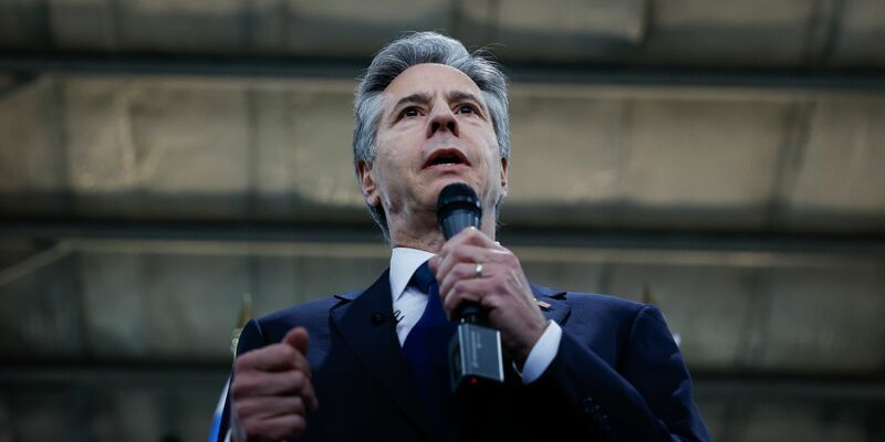 Derzeit im Nahen Osten unterwegs: US-Außenminister Antony Blinken. - Foto: Evelyn Hockstein/Reuters/AP/dpa