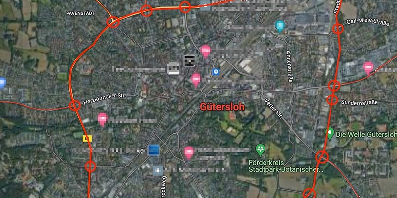 POL-GT: Sternfahrt der Traktoren - Sperrpunkte innerhalb des Kreises Gütersloh - Foto: presseportal.de