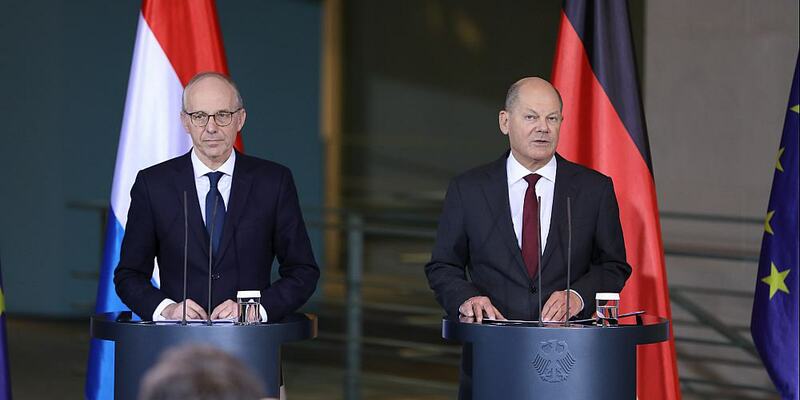 Olaf Scholz und Luc Frieden am 08.01.2024 - Foto: über dts Nachrichtenagentur