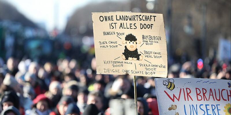 Bauernproteste am 08.01.2024 - Foto: über dts Nachrichtenagentur
