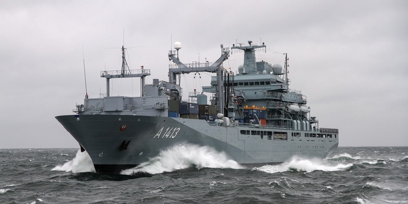 Einsatzgruppenversorger Bonn wird Teil des NATO-Einsatzverbandes - Foto: presseportal.de