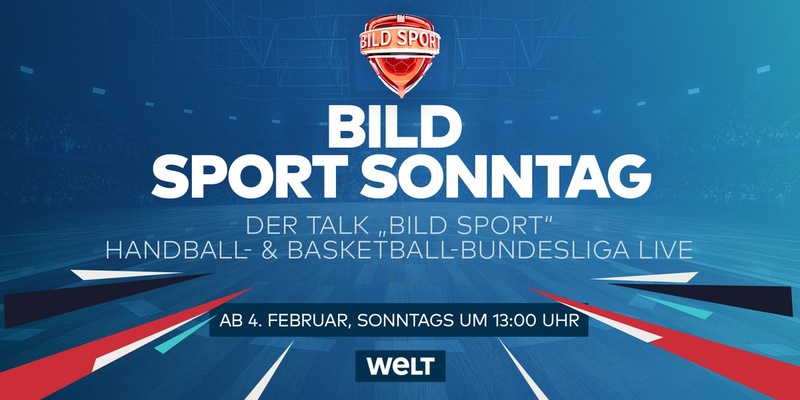 Neuer BILD SPORT SONNTAG auf WELT TV: Heiner Brand und Christoph Freund sind erste Gäste beim Talk BILD SPORT / Ab 14. Januar immer sonntags auf WELT TV und im Anschluss Topspiele der HBL und BBL - Foto: presseportal.de