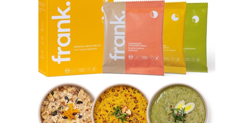 frank. - Revolutionäres Fasten mit bio-zertifizierten, veganen und glutenfreien Trockenmahlzeiten - Foto: presseportal.de