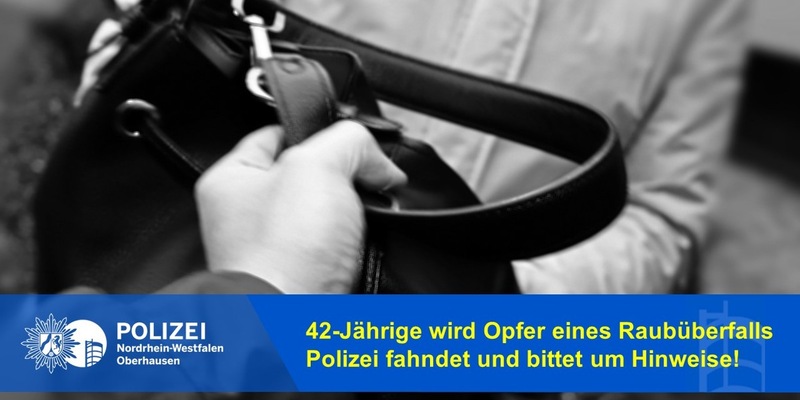 POL-OB: 42-Jährige wird Opfer eines Raubüberfalls - Polizei fahndet und bittet um Hinweise! - Foto: presseportal.de