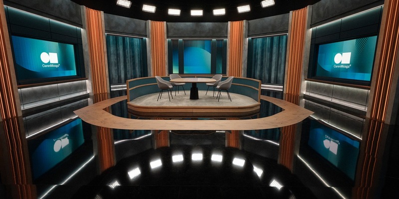 Caren Miosga zu ihrem neuen Studio Ideale Voraussetzungen für längere und tiefergehende Gespräche / Start von Caren Miosga: Sonntag, 21. Januar, 21.45 Uhr, Das Erste - Foto: NDR/Philipp Rathmer / Weiterer Text über ots und www.presseportal.de/nr/69086 / Die Verwendung dieses Bildes für redaktionelle Zwecke ist unter Beachtung aller mitgeteilten Nutzungsbedingungen zulässig und dann auch honorarfrei. Veröffentlichung ausschlie