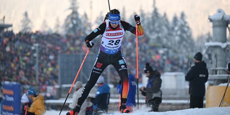 Franziska Preuß bleibt im Gesamtweltcup weiter vorn. - Foto: Sven Hoppe/dpa