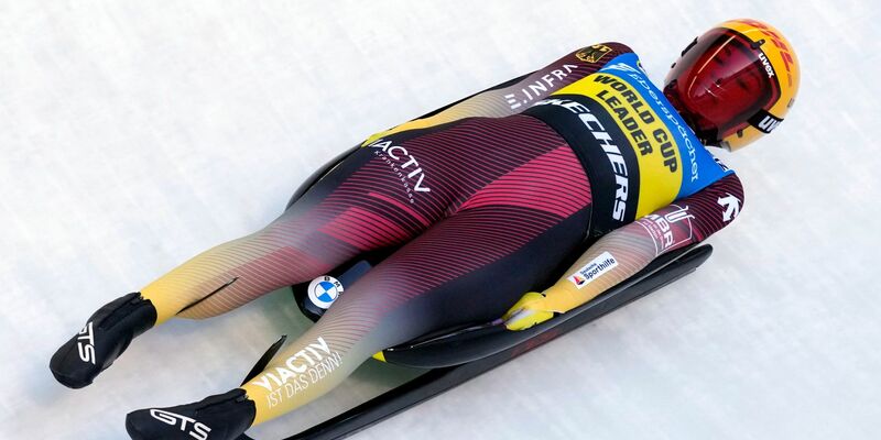 Wurde erneut nur Zweite: Julia Taubitz. - Foto: Matthias Schrader/AP