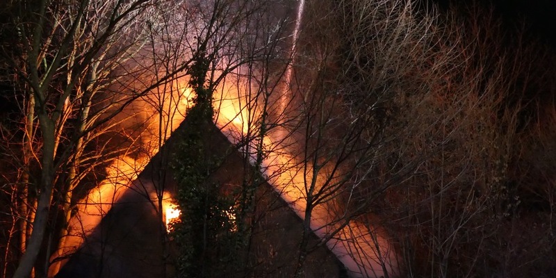 FW-DO: Feuer in einem leerstehenden Gebäude in Do-Derne - Foto: presseportal.de