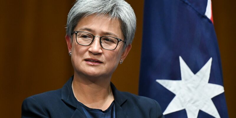 Seit mehr als 100 Tagen ist Krieg im Gazastreifen. Die australische Außenministerin Penny Wong hat nun eine dauerhafte Waffenruhe gefordert. - Foto: Lukas Coch/AAP/dpa