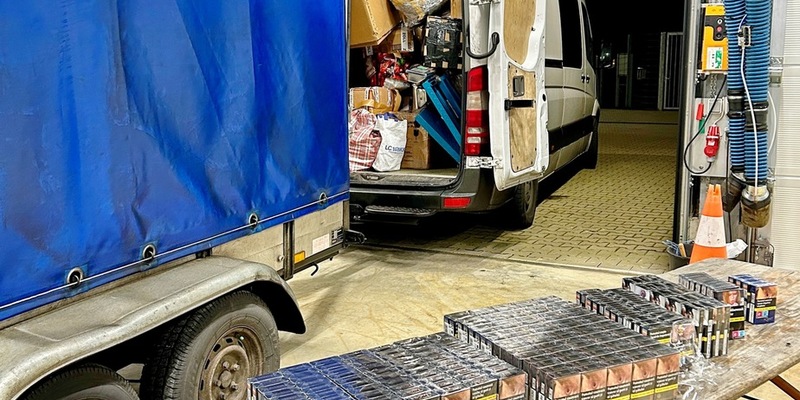 HZA-SB: 4.080 Zigaretten und 600 Heets sichergestellt - Ein erfolgreicher Freitagabend für den Saarbrücker ZOLL - Foto: presseportal.de