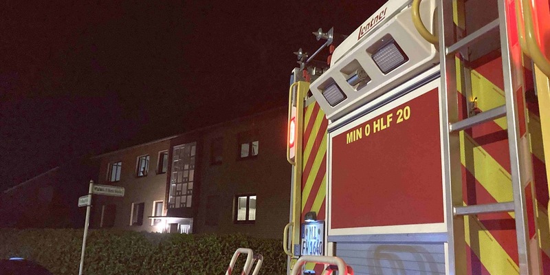 FW Minden: Entstehungsbrand in Bärenkämoen schnell unter Kontrolle - Foto: presseportal.de