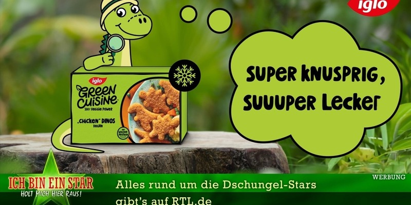 iglo Green Cuisine taucht zum Jahresstart in den australischen Dschungel ein / Spannende Werbepartner-Einbindung in das RTL-Format Ich bin ein Star - Holt mich hier raus! - Foto: presseportal.de