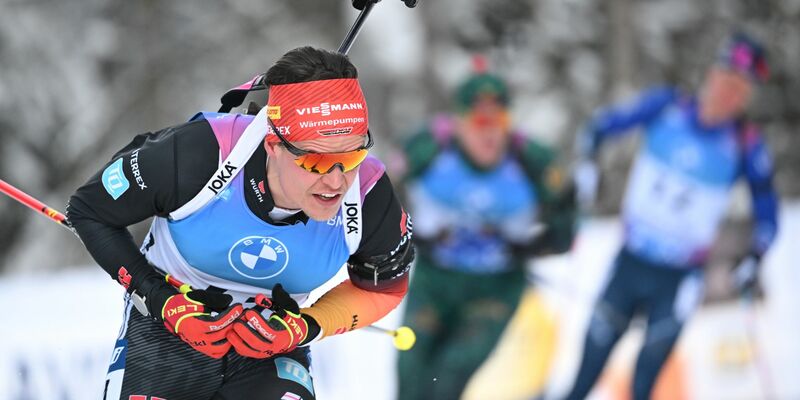 Biathlet Philipp Horn fällt in Antholz kurzfristig aus. - Foto: Sven Hoppe/dpa