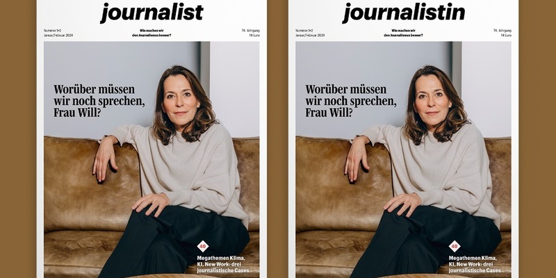 Anne Will im journalist-Interview: Ich wollte, dass mir kein einziger Satz missrät - Foto: presseportal.de