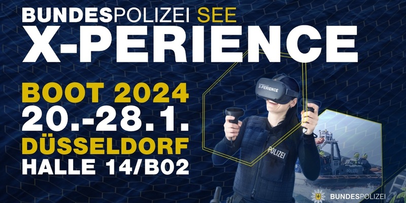 BPOLD-BBS: Die Bundespolizei präsentiert sich auf der weltgrößten Wassersportmesse in Düsseldorf - Foto: presseportal.de