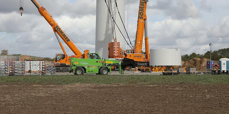 Windrad-Bau (Archiv) - Foto: über dts Nachrichtenagentur