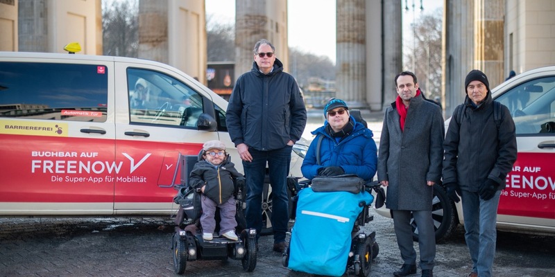 Neues Angebot von FREENOW verbessert barrierefreie Mobilität in Berlin - Foto: presseportal.de