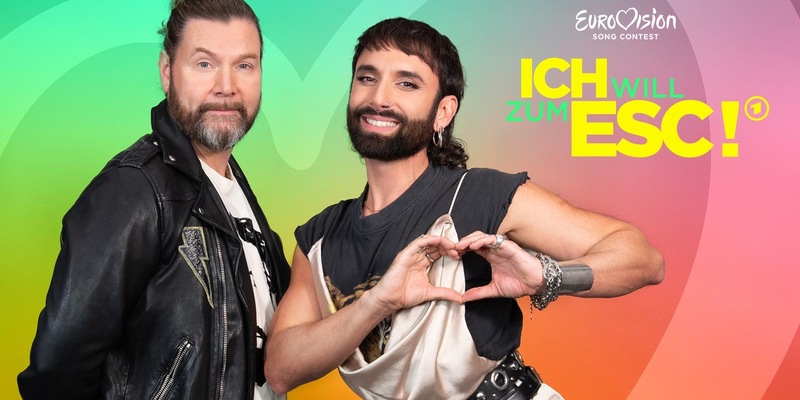 Ich will zum ESC! mit Conchita Wurst und Rea Garvey: Start am 25. Januar in der ARD Mediathek - Foto: presseportal.de