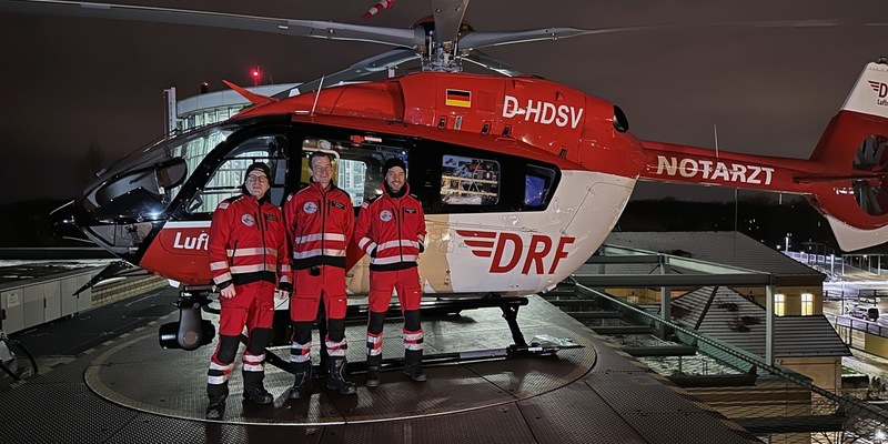 H145 mit Fünfblattrotor als Christoph Berlin / DRF Luftrettung am Universitätsklinikum Berlin jetzt noch moderner unterwegs - Foto: presseportal.de
