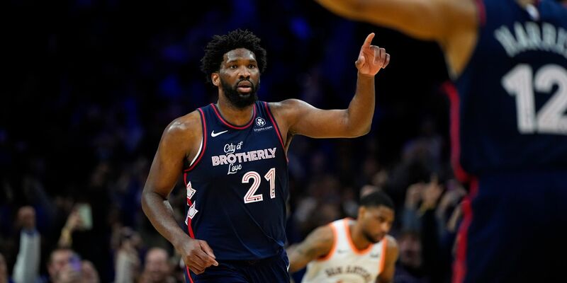Stark: Mit 70 Punkten in einer Partie hat Joel Embiid von den Philadelphia 76ers einen Rekord für diese Saison aufgestellt. - Foto: Matt Slocum/AP