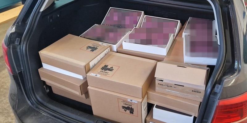 HZA-SI: Ein Kofferraum voller hochwertiger Elektronik - Foto: presseportal.de