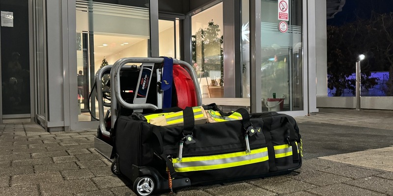 FW Dresden: Brand in der Seniorenresidenz Prof. Rainer Fetscher - Foto: presseportal.de