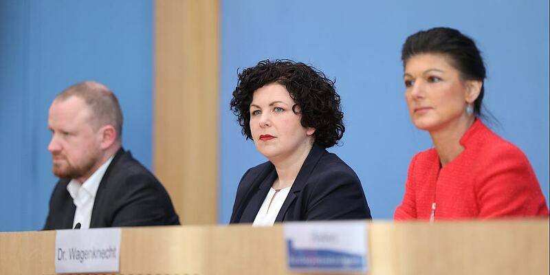 Christian Leye, Amira Mohamed Ali, Sahra Wagenknecht (Archiv) - Foto: über dts Nachrichtenagentur