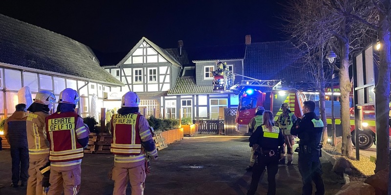 FW Lehrte: Brand im Restaurant in Aligse - Foto: presseportal.de