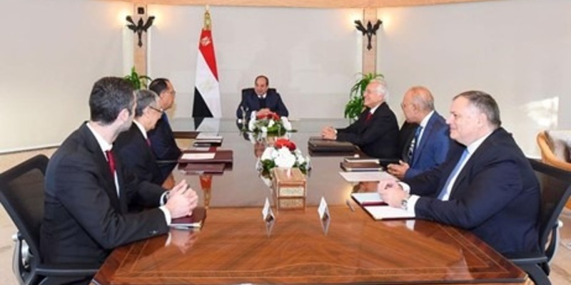 Fortschritt im Greece-Egypt-Interconnection Project für die Stromverbindung mit Europa / Ägyptischer Präsident El-Sisi trifft den Vorsitzenden der griechischen Copelouzos Gruppe - Foto: presseportal.de