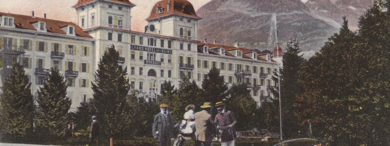 Eine Postkarte vom Grand Hotel Des Bains aus dem Jahr 1911. - Foto: --/Kempinski Hotels /dpa