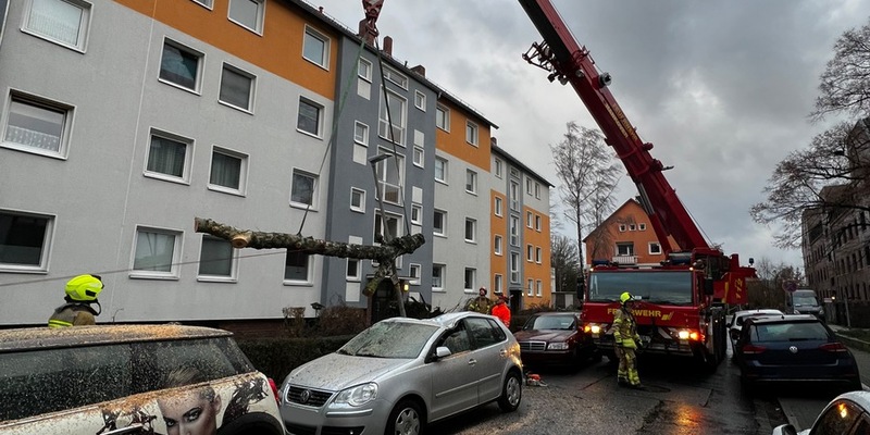 FW Hannover: Sturmeinsätze - Foto: presseportal.de